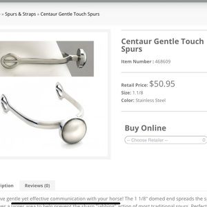 Centaur Gentle Touch Spurs